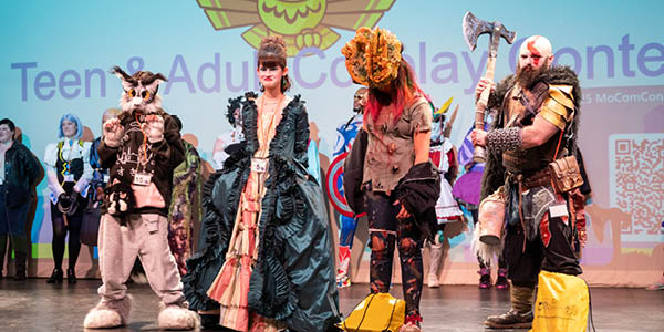 2025 adult cosplay winners on stage